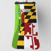 Maryland-Flagge Golf Headcover (Rotieren 90)