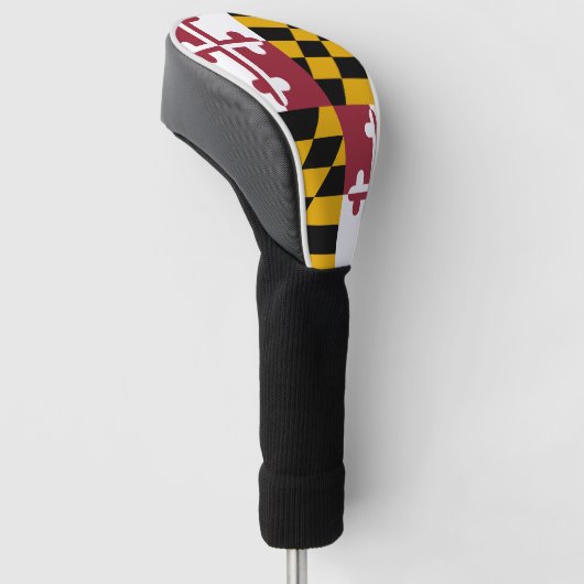 Maryland-Flagge Golf Headcover (angewinkelt)