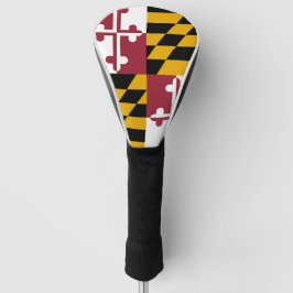 Maryland-Flagge Golf Headcover