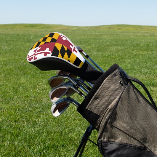 Maryland-Flagge Golf Headcover (In SItu)