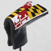 Maryland-Flagge Golf Headcover (3/4 Vorderseite)