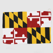 Maryland-Flagge Golfhandtuch (Horizontal)