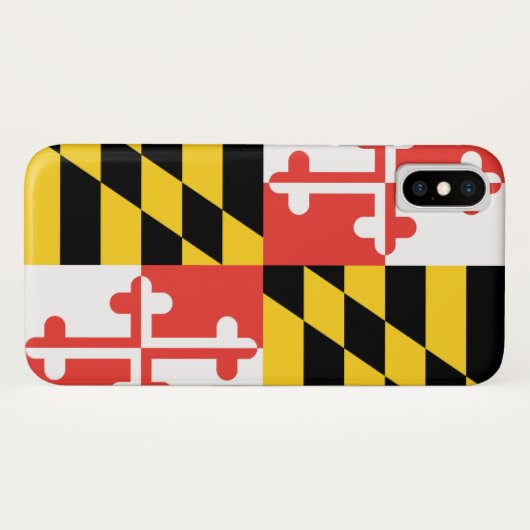 Maryland-Flagge iPhone/iPad Fall Case-Mate iPhone Hülle (Rückseite (Horizontal))