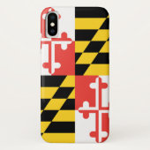 Maryland-Flagge iPhone/iPad Fall Case-Mate iPhone Hülle (Rückseite)