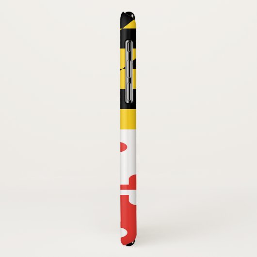 Maryland-Flagge iPhone/iPad Fall Case-Mate iPhone Hülle (Hinten/Links)