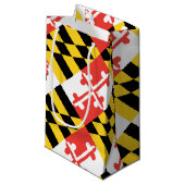 Maryland-Flagge Kleine Geschenktüte (Vorderseite Schrägansicht)