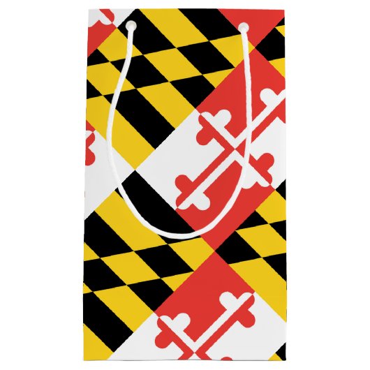 Maryland-Flagge Kleine Geschenktüte (Vorderseite)