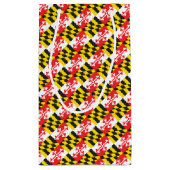 Maryland-Flagge Kleine Geschenktüte (Rückseite)