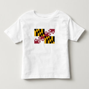 Maryland-Flagge Kleinkind T-shirt