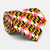 Maryland-Flagge Krawatte (Gerollt)