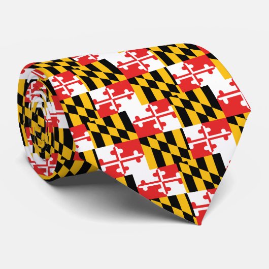 Maryland-Flagge Krawatte (Gerollt)
