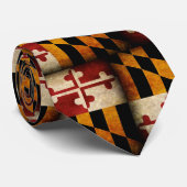 Maryland-Flagge Krawatte (Gerollt)