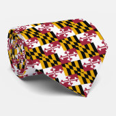 Maryland-Flagge Krawatte (Gerollt)