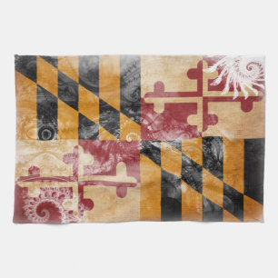 Maryland-Flagge Küchentuch