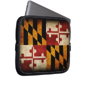 Maryland-Flagge Laptopschutzhülle (Vorne Rechts)