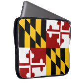 Maryland-Flagge Laptopschutzhülle (Vorne Rechts)