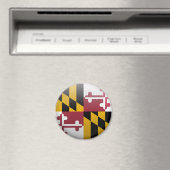 Maryland-Flagge Magnet (In Situ (Geschirrspüler))