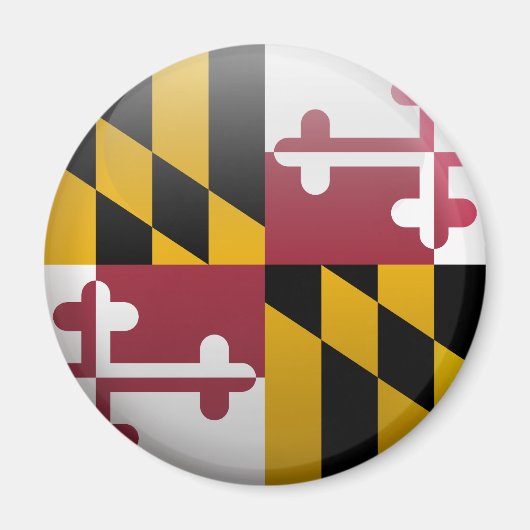 Maryland-Flagge Magnet (Vorne)