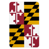 Maryland-Flagge Magnet (Vertikal)