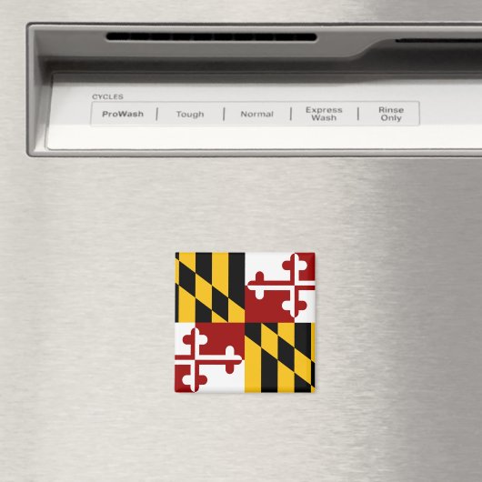 Maryland-Flagge Magnet (In Situ (Geschirrspüler))