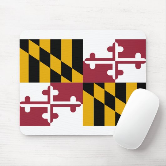 Maryland-Flagge Mousepad (Mit Mouse)