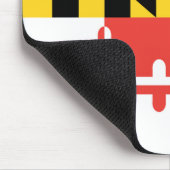 Maryland-Flagge Mousepad (Ecke)