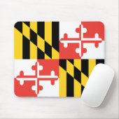 Maryland-Flagge Mousepad (Mit Mouse)