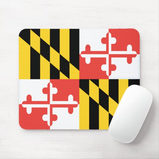 Maryland-Flagge Mousepad (Mit Mouse)