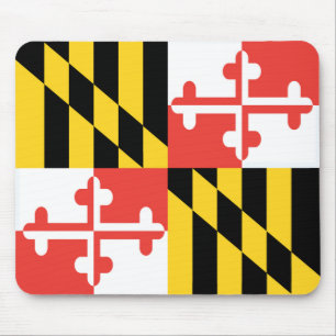 Maryland-Flagge Mousepad