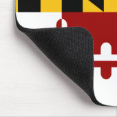Maryland-Flagge Mousepad (Ecke)