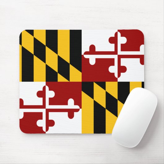 Maryland-Flagge Mousepad (Mit Mouse)