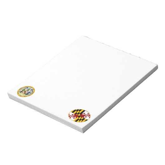 Maryland-Flagge Notizblock (Rotiert)