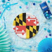 Maryland-Flagge Pappteller (Party)