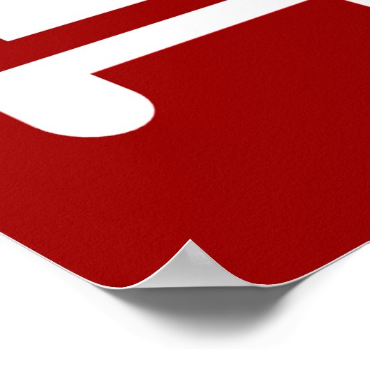 Maryland-Flagge Poster (Ecke)