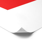 Maryland-Flagge Poster (Ecke)