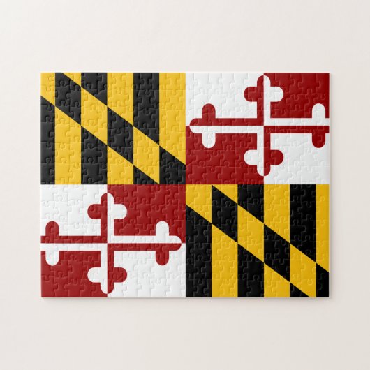 Maryland-Flagge Puzzle (Horizontal)