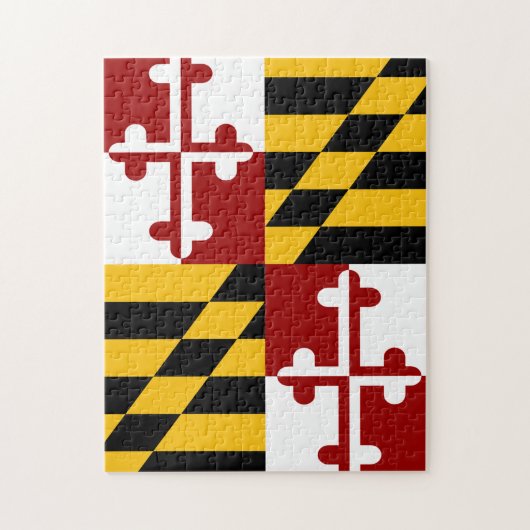 Maryland-Flagge Puzzle (Vertikal)