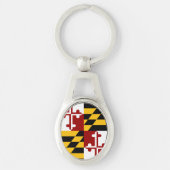 Maryland-Flagge Schlüsselanhänger (Vorderseite)