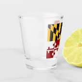 Maryland-Flagge Schnapsglas (Links)