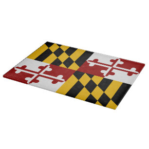 Maryland-Flagge Schneidebrett