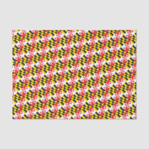 Maryland-Flagge Seidenpapier
