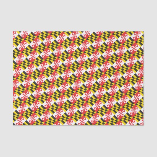 Maryland-Flagge Seidenpapier (Vorderseite)