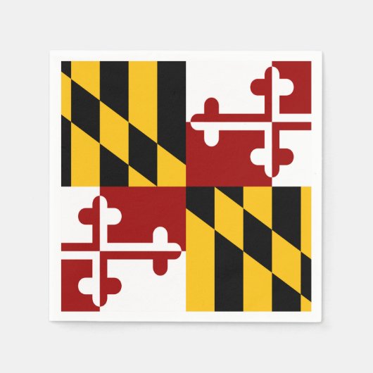 Maryland-Flagge Serviette (Vorderseite)