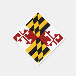 Maryland-Flagge Serviette