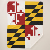 Maryland-Flagge Sherpadecke (Vorderseite)