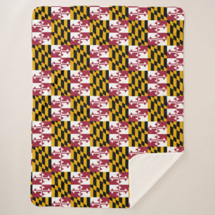 Maryland-Flagge Sherpadecke