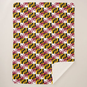 Maryland-Flagge Sherpadecke
