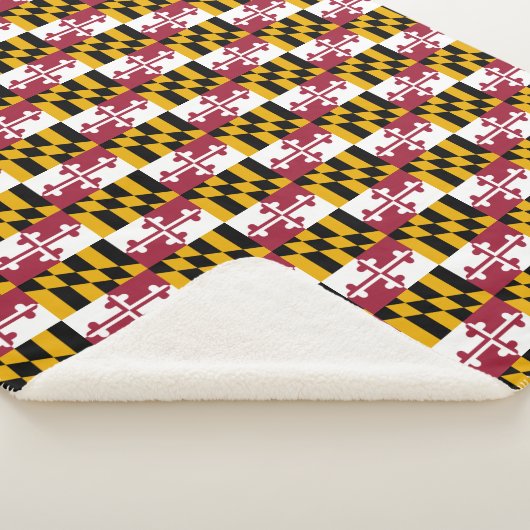 Maryland-Flagge Sherpadecke (3/4)