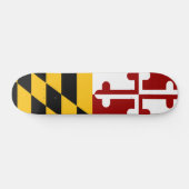 Maryland-Flagge Skateboard (Horizontal)