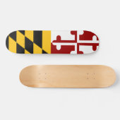 Maryland-Flagge Skateboard (Horizontal)